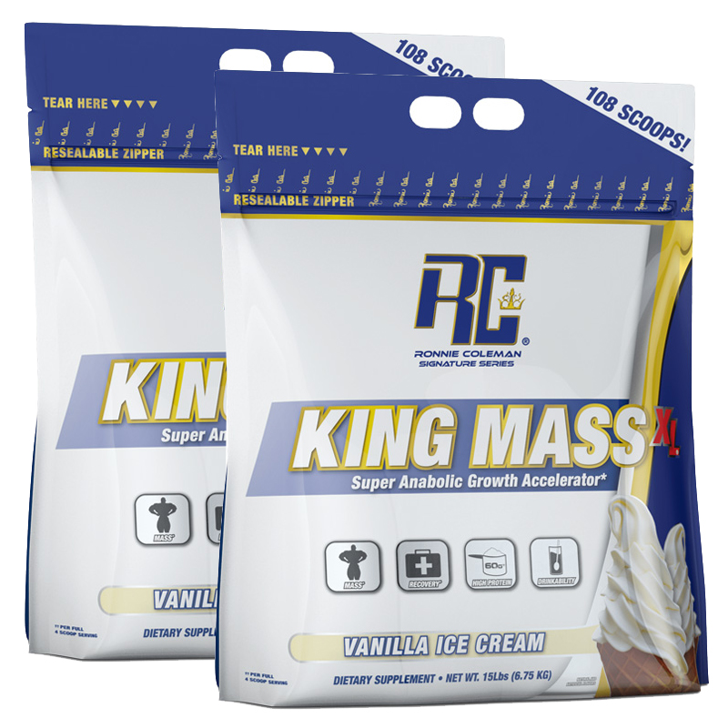 KING MASS 15 LBS (DOUBLE PACK)