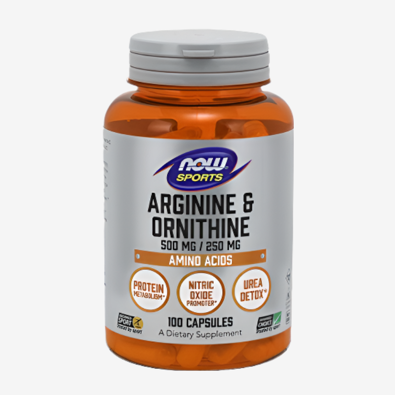 L-ARGININE & ORNITHINE 500/250 mg 100 CAPS